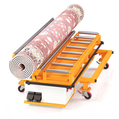 Аккумуляторная автоматическая тележка для перевозки и подвешивания ковров