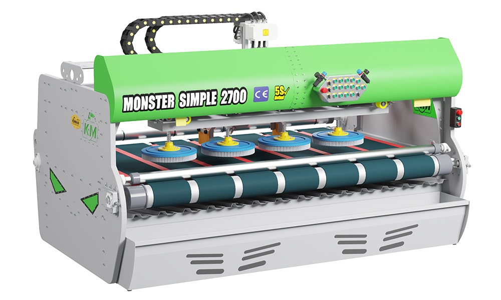 Машина для стирки ковров Monster Simple 2700 зеленая