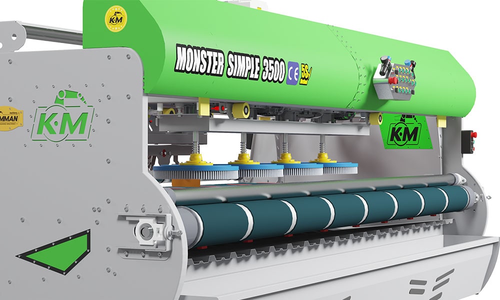 Машина для стирки ковров Monster Simple 3500 зеленая
